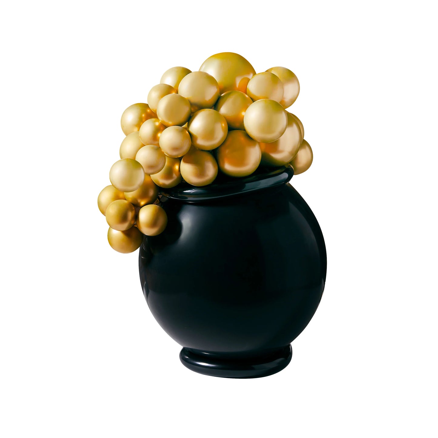 Witches Cauldron Halloween Party Balloon Set - Black & Gold - Anilas UK