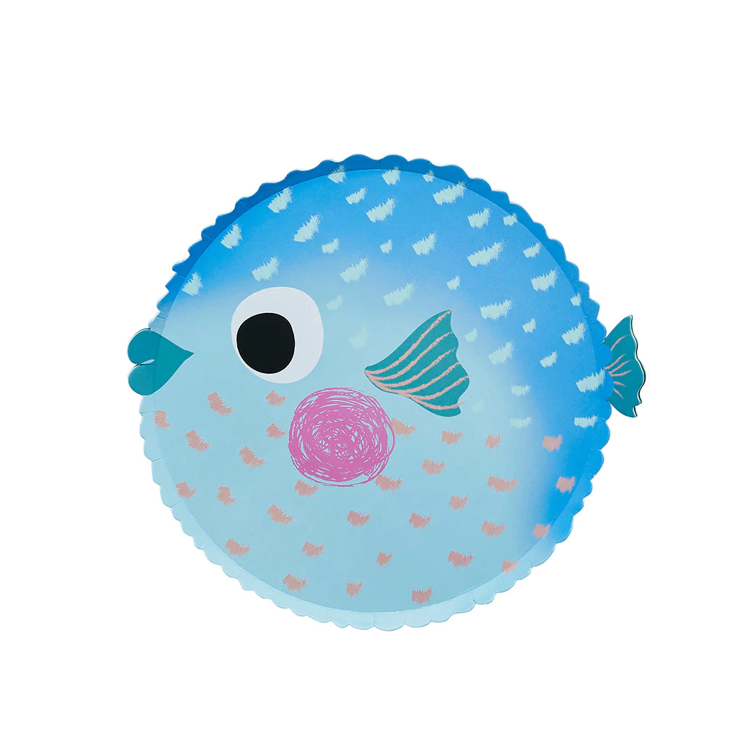 Puffer Fish Plates (Pack of 8) - Anilas UK