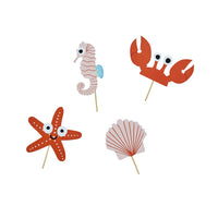 Sea Friends Food Picks (Pack of 12)