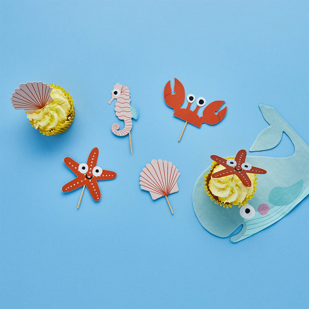 Sea Friends Food Picks (Pack of 12) - Anilas UK