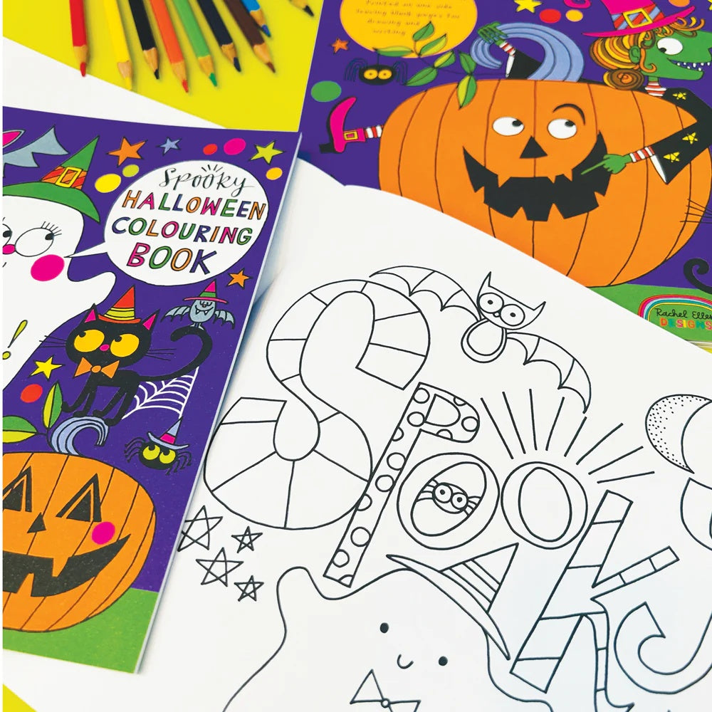Halloween Colouring Book by Rachel Ellen Designs - Anilas UK
