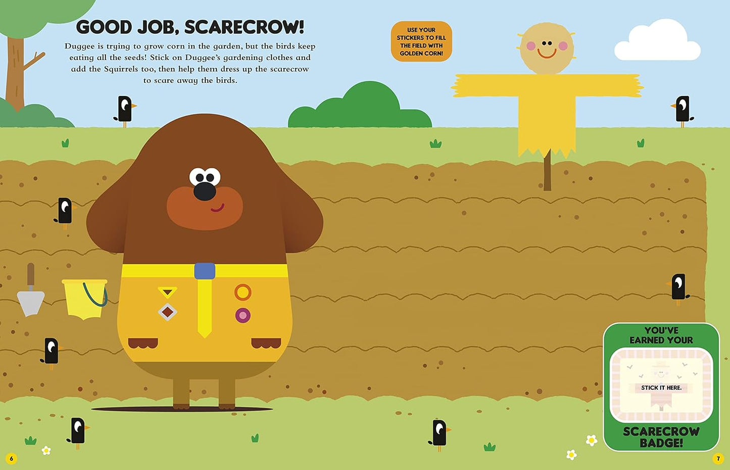 Hey Duggee Dress-Up Sticker Book - Anilas UK