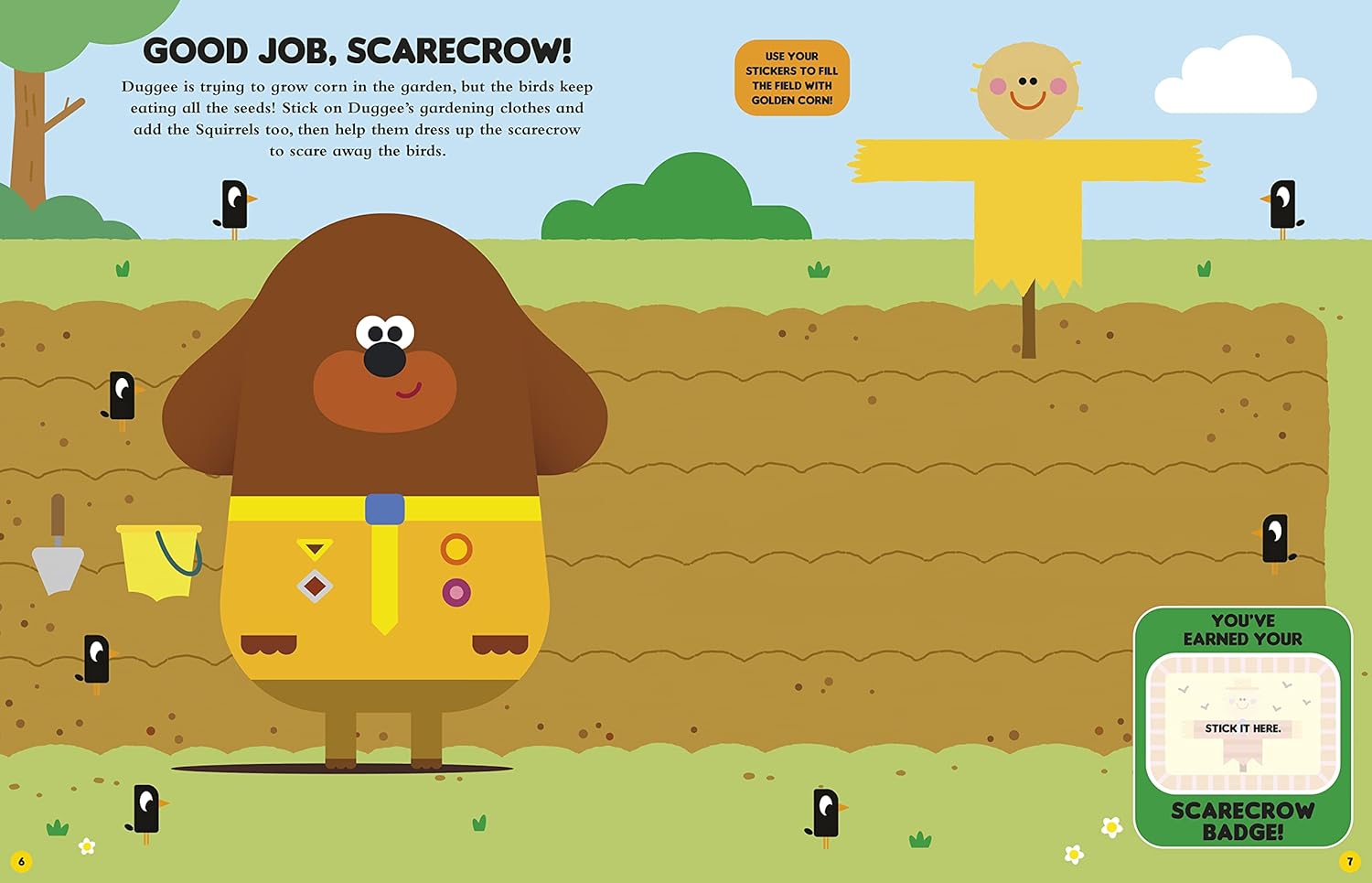 Hey Duggee Dress-Up Sticker Book - Anilas UK