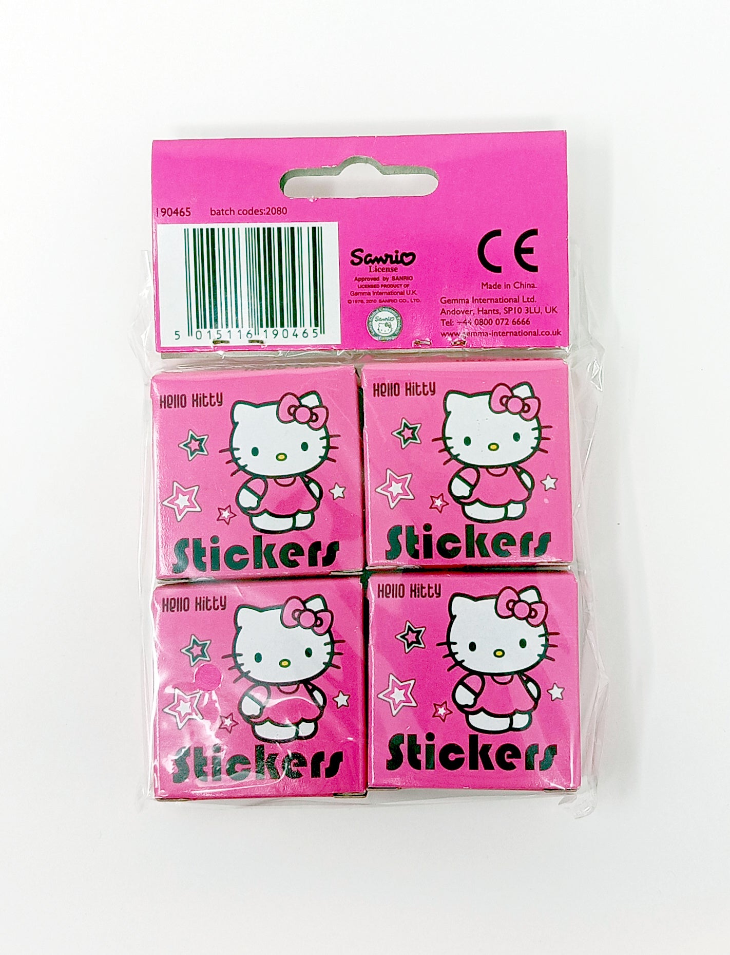 Hello Kitty Stickers Box (4 pieces) - Anilas UK