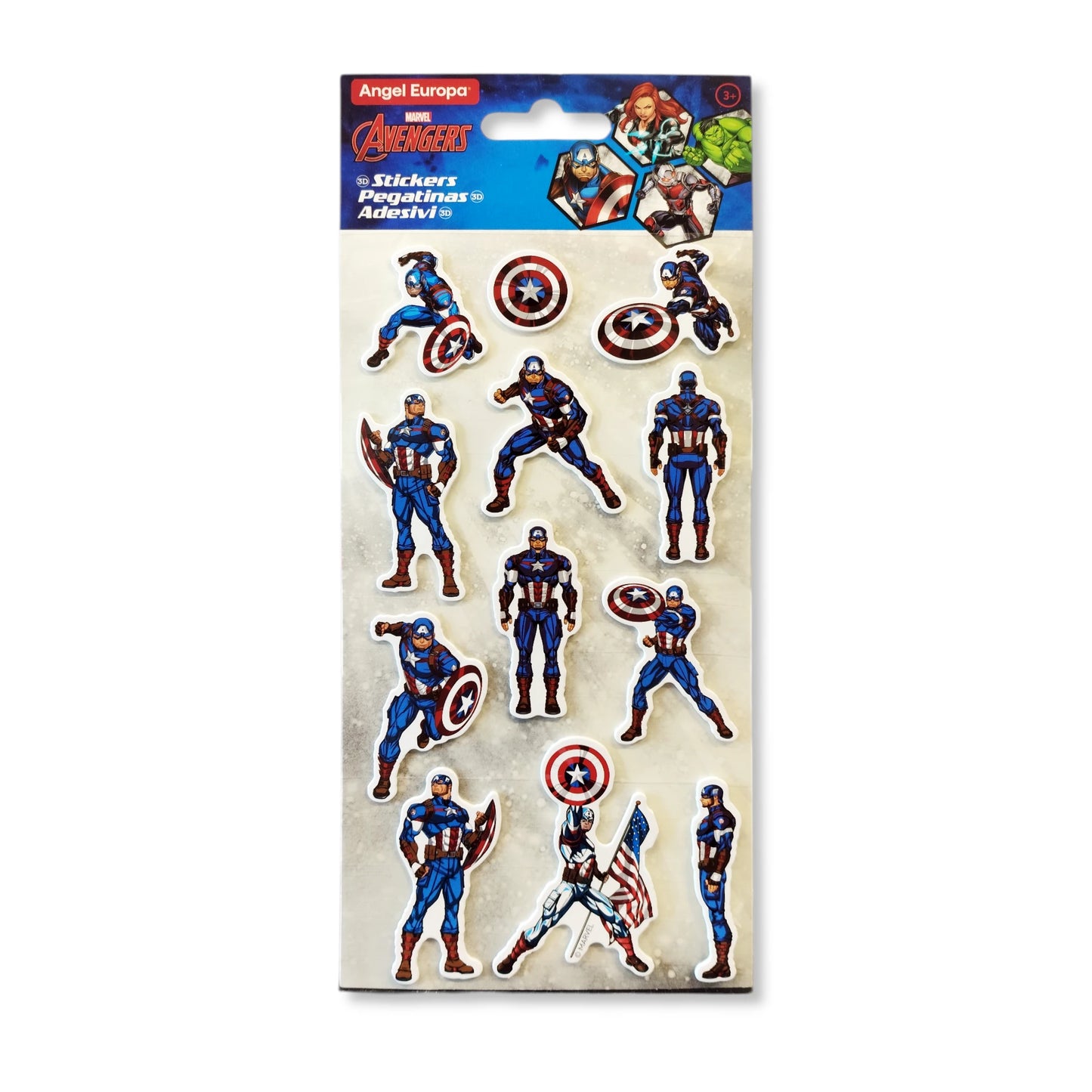 Marvel Avengers 3D Stickers - Anilas UK