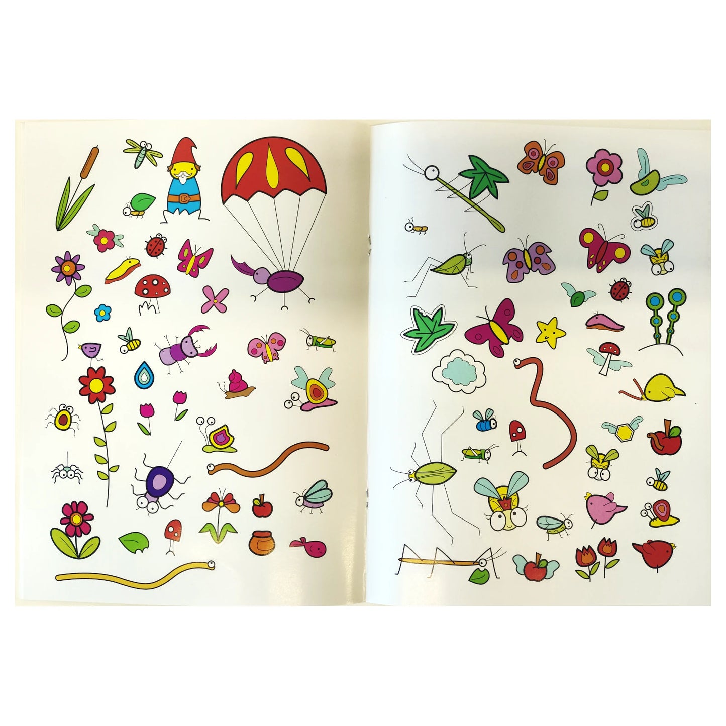 Maze, Find and Colour Activity Book – Bugs and Insects - Anilas UK