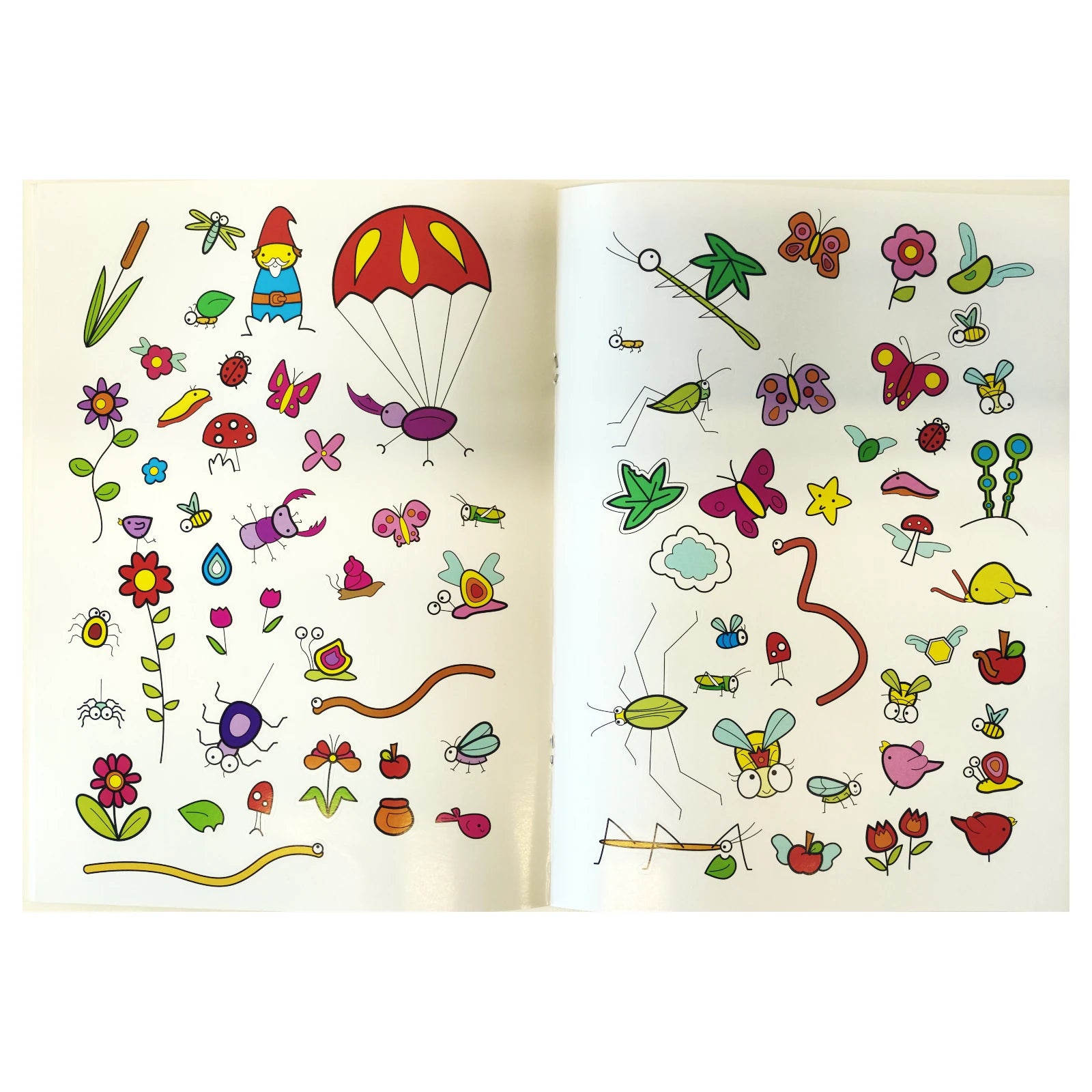 Maze, Find and Colour Activity Book – Bugs and Insects - Anilas UK
