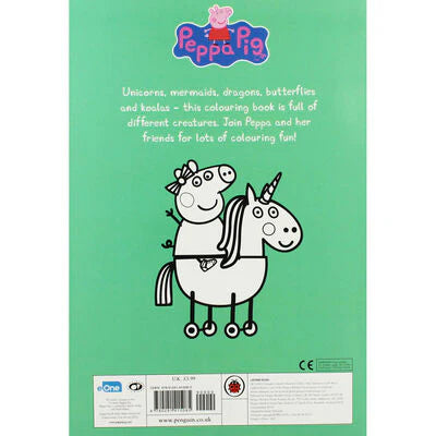 Peppa Pig - Colourful Creatures - Colouring Book - Anilas UK