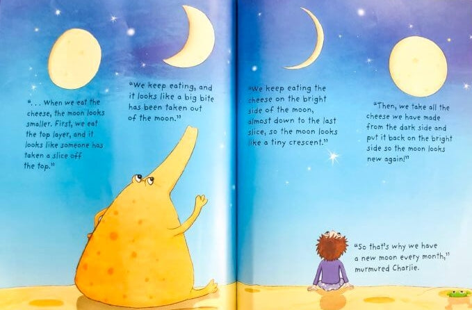 Charlie And The Cheese Monster Children's Picture Story Book - Anilas UK