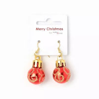 
              Glitter Christmas Bauble Drop Earrings - Anilas UK
            