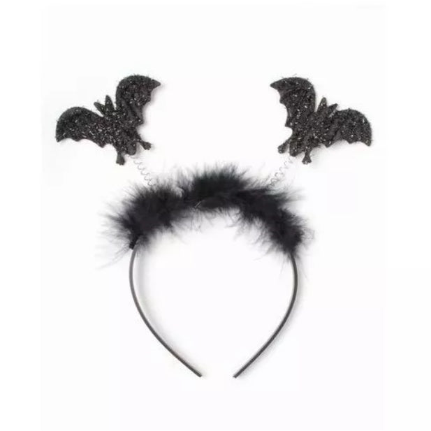 Black Glitter Bat Deeley Bopper - Anilas UK