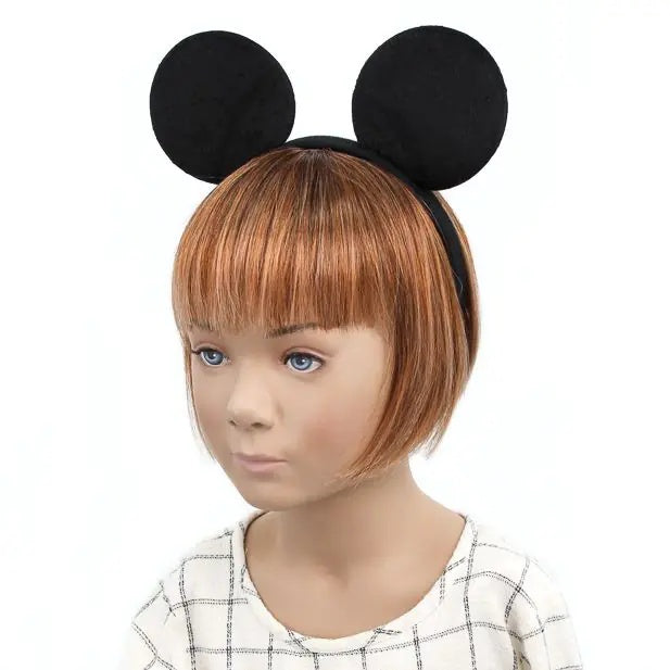 Black Mouse Ears on Headband - Anilas UK