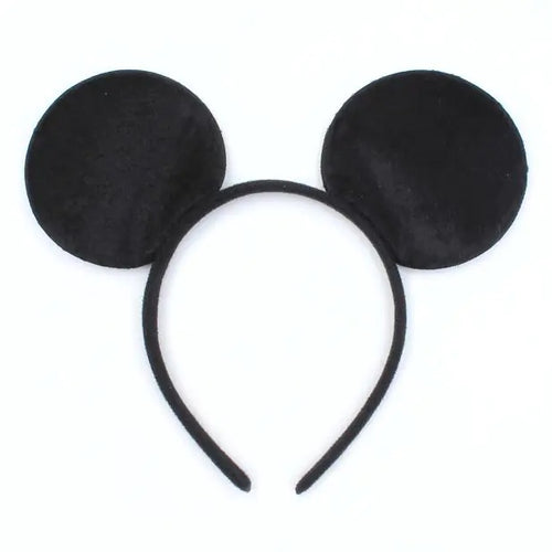 Black Mouse Ears on Headband - Anilas UK