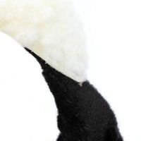 Black Sheep Ears Headband with Wool Style Top - Anilas UK