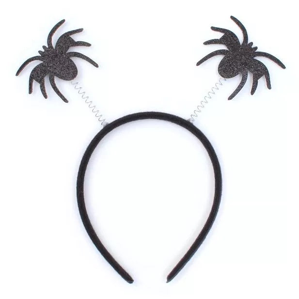 Black Glitter Spider Deeley Bopper - Anilas UK