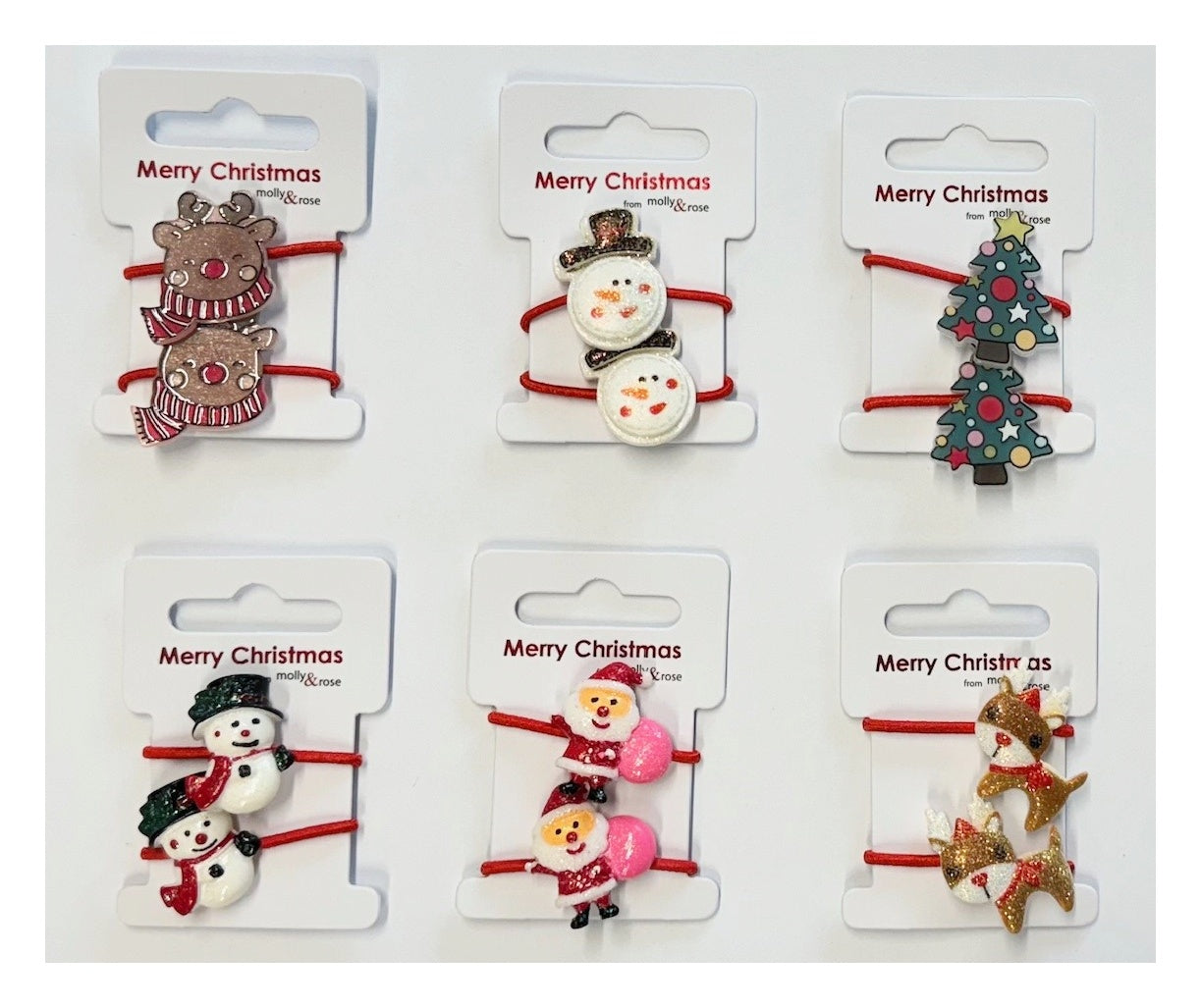Christmas Hair Bobbles - Anilas UK