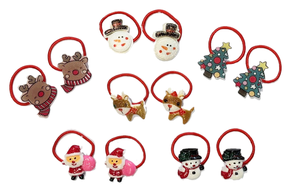 Christmas Hair Bobbles - Anilas UK