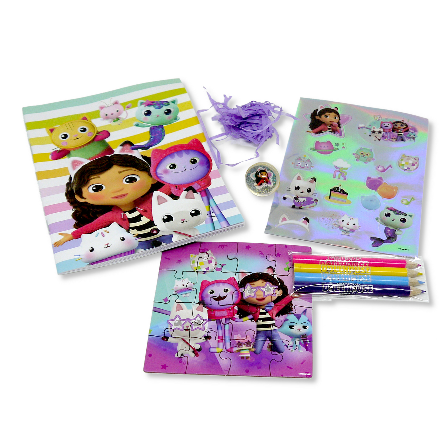 Gabby's Dollhouse themed 12 Party Bags with Fillers - Anilas UK