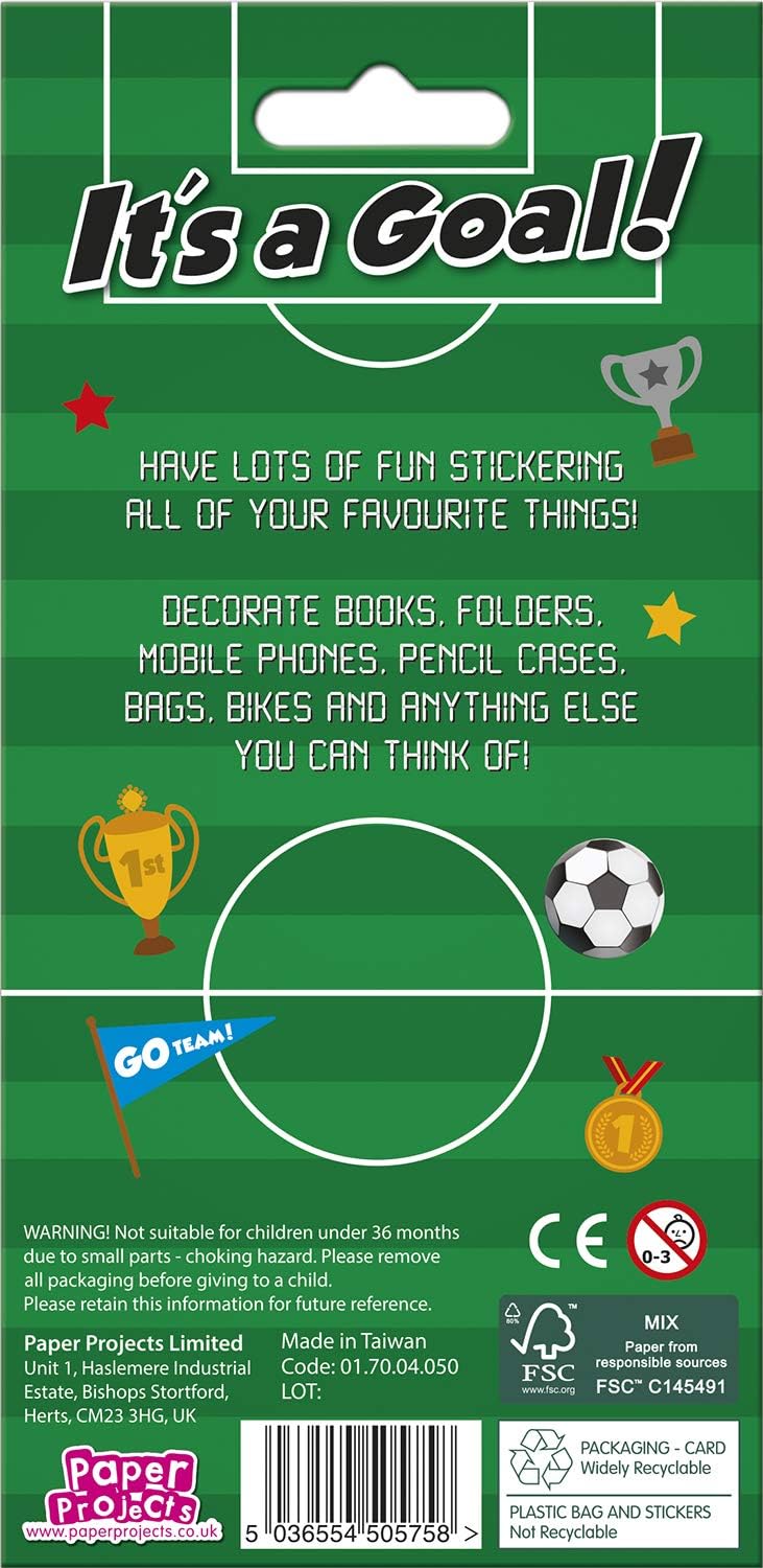 It’s a Goal! Sparkle Stickers Sheet - Anilas UK