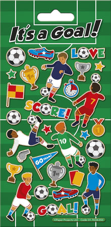 It’s a Goal! Sparkle Stickers Sheet - Anilas UK