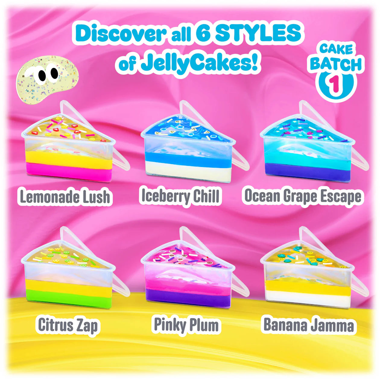 Jelly Cakes Series 1 - Chillin Cakes Slime and Clay Squishy Toy