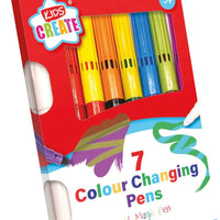 7 Colour Changing Pens & 1 Magic Pen