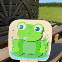 Woodland Frog Raised Puzzle - Anilas UK