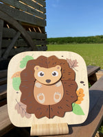 
              Woodland Hedgehog Raised Puzzle - Anilas UK
            