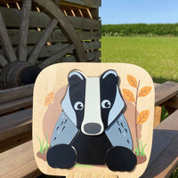 Woodland Badger Raised Puzzle - Anilas UK