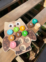 
              Woodland Owl Number Block Puzzle - Anilas UK
            