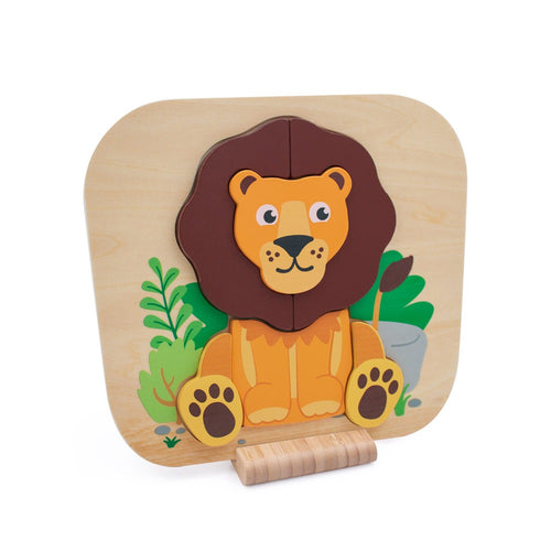 Safari Lion Raised Puzzle - Anilas UK