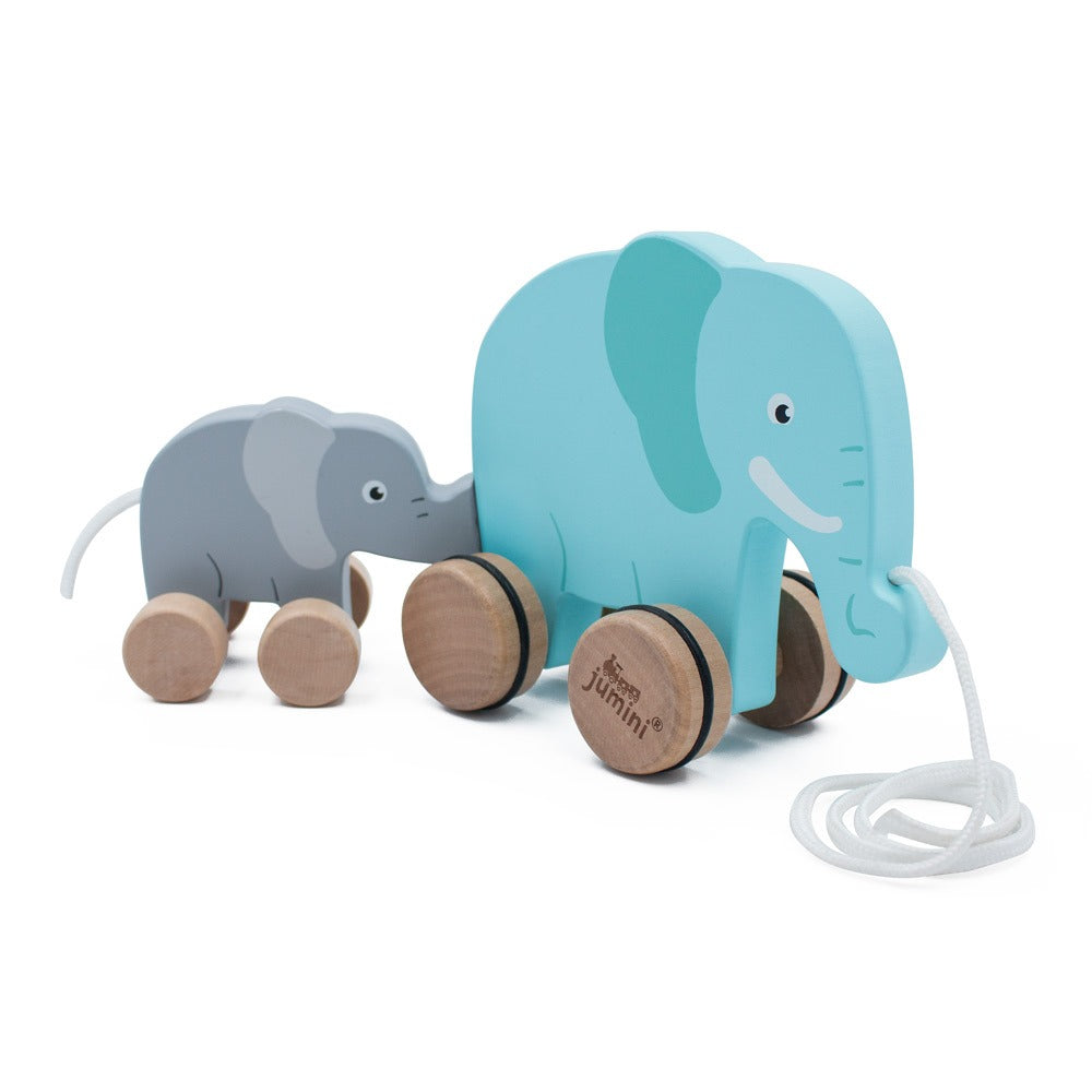 Safari Pull Along Elephants - Anilas UK