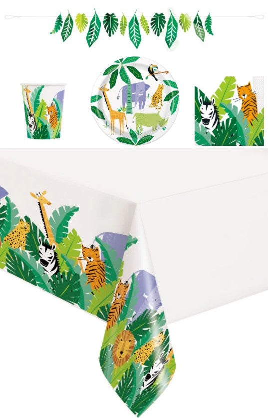 Jungle Safari Party Pack for 8 people - Anilas UK