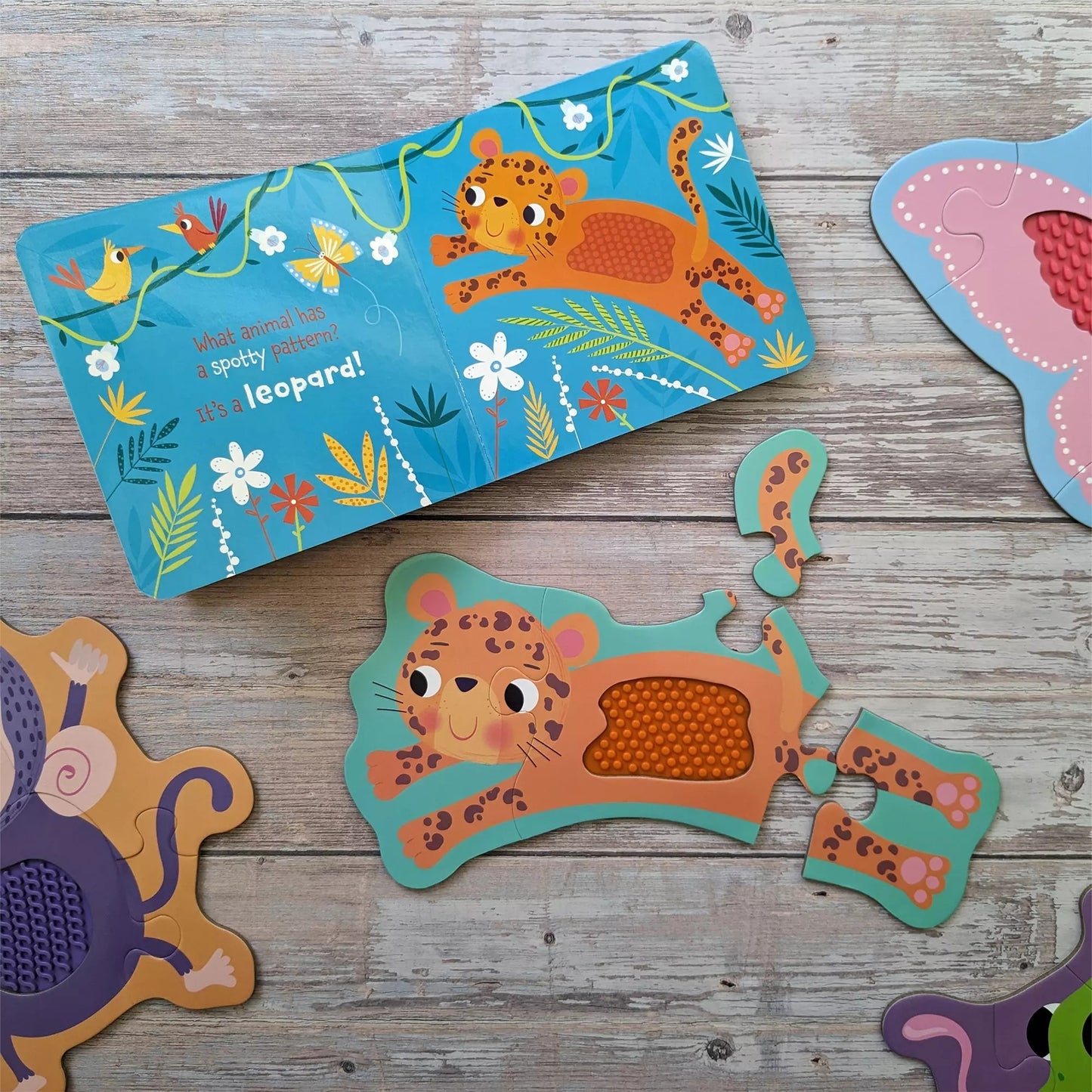 Jungle Jigsaw Puzzles - Touch and Feel - Anilas UK
