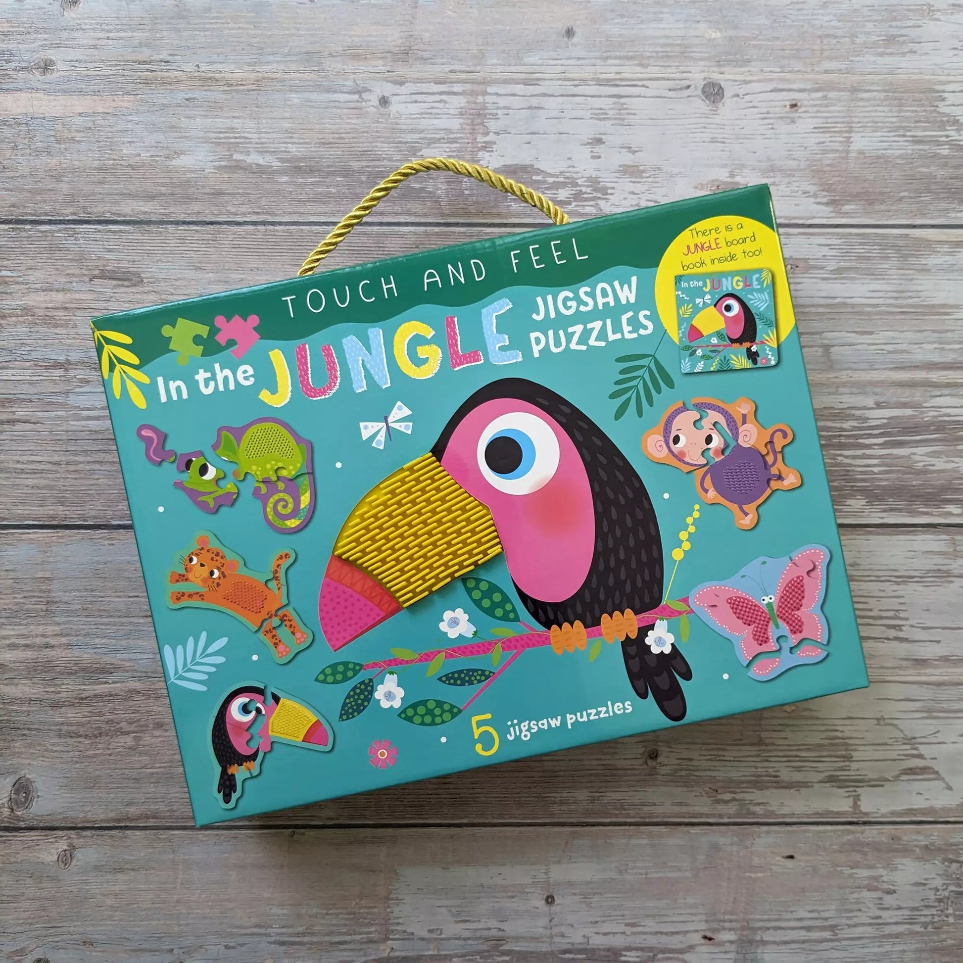 Jungle Jigsaw Puzzles - Touch and Feel - Anilas UK