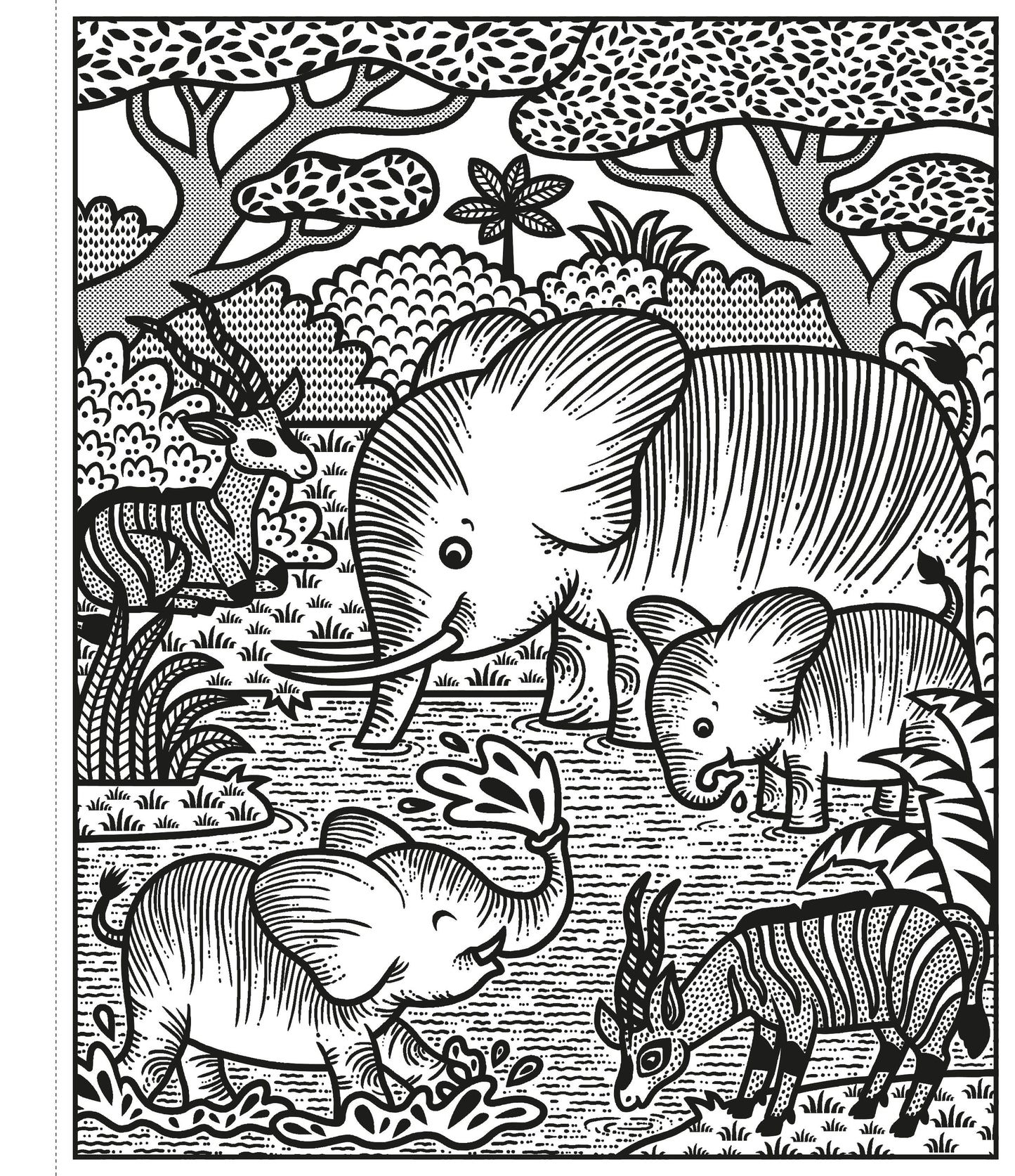 Jungle Magic Painting Book - Anilas UK