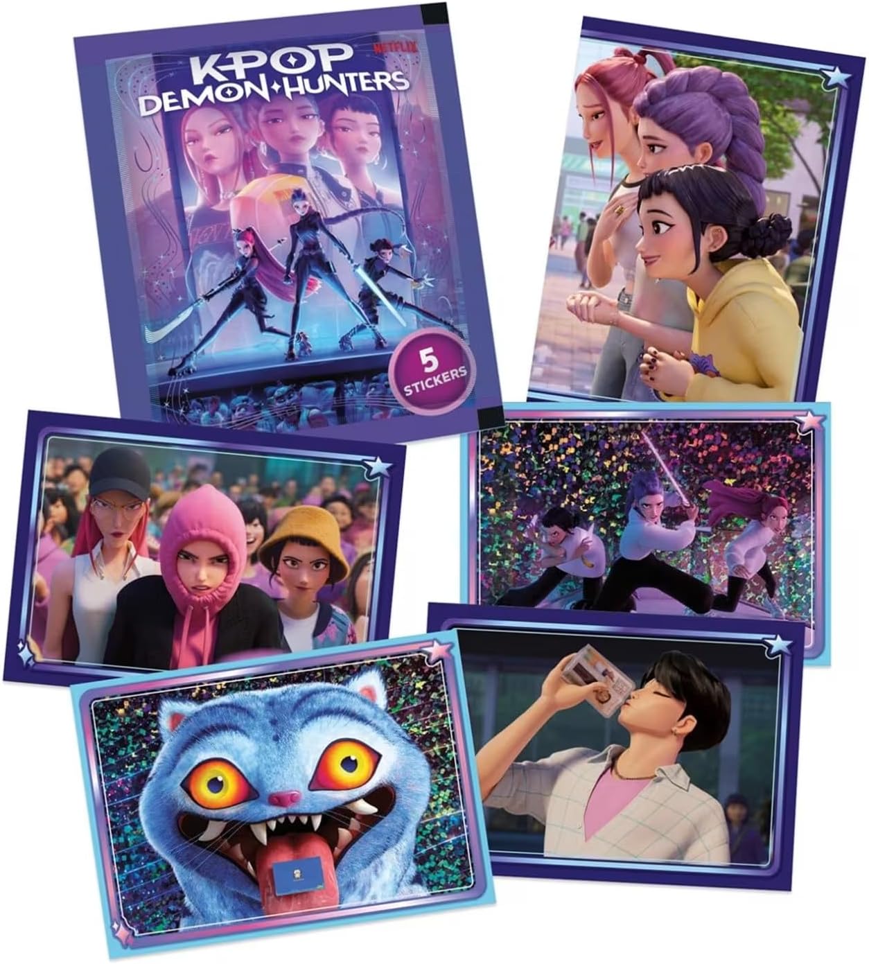 K-POP Demon Hunters Sticker Pack - Anilas UK
