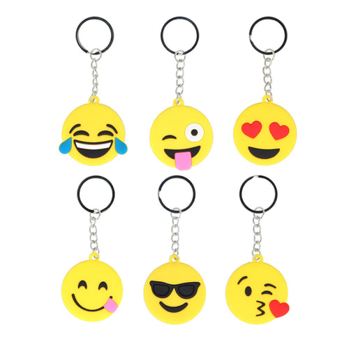 Smiley Face Keychains - Anilas UK