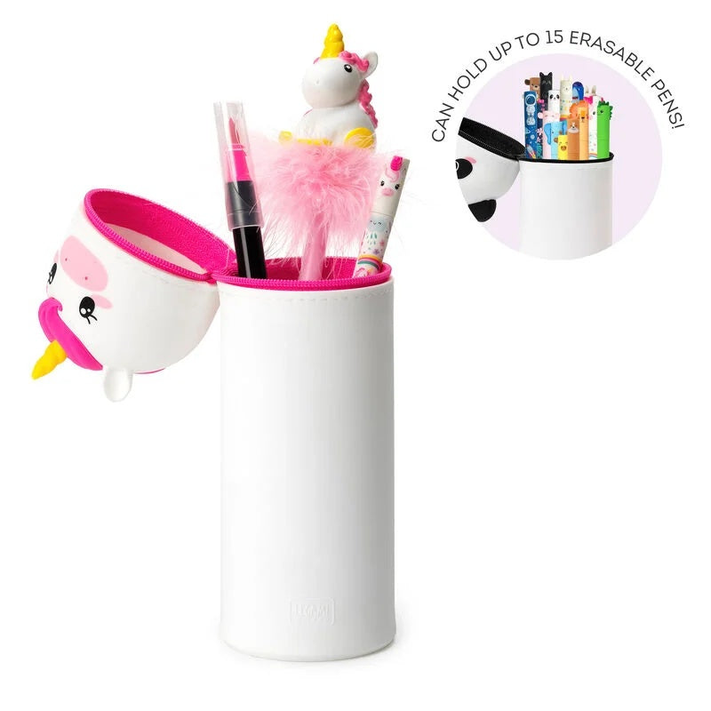 Kawaii 2-In-1 Soft Silicone Pencil Case - Unicorn - Anilas UK