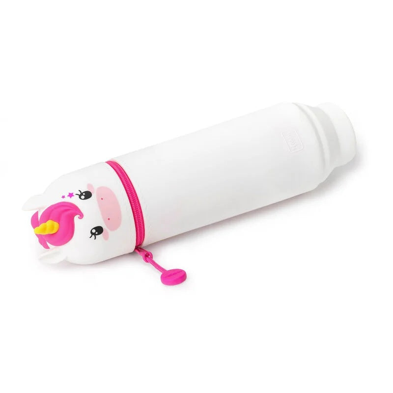 Kawaii 2-In-1 Soft Silicone Pencil Case - Unicorn - Anilas UK
