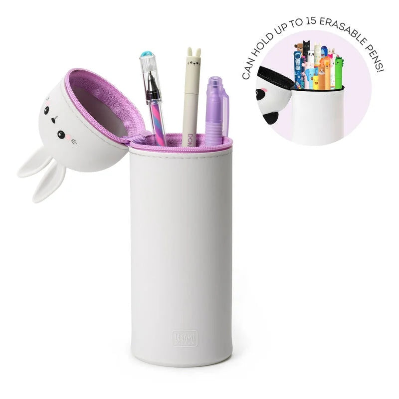 Kawaii 2-In-1 Soft Silicone Pencil Case - Bunny - Anilas UK