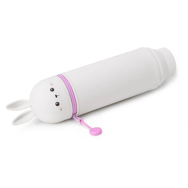 Kawaii 2-In-1 Soft Silicone Pencil Case - Bunny - Anilas UK