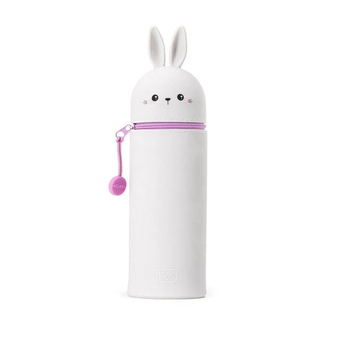 Kawaii 2-In-1 Soft Silicone Pencil Case - Bunny - Anilas UK