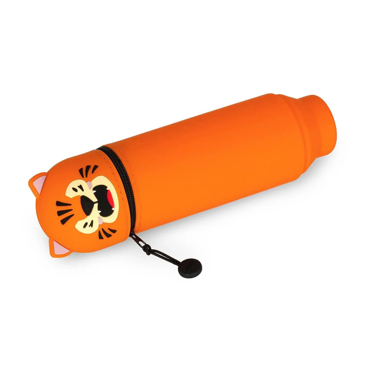 2 in 1 Soft Silicone Pencil Case - Tiger - Anilas UK