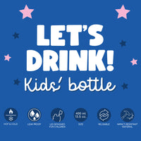 Kids' Bottle - Let's Drink! - Space - Anilas UK