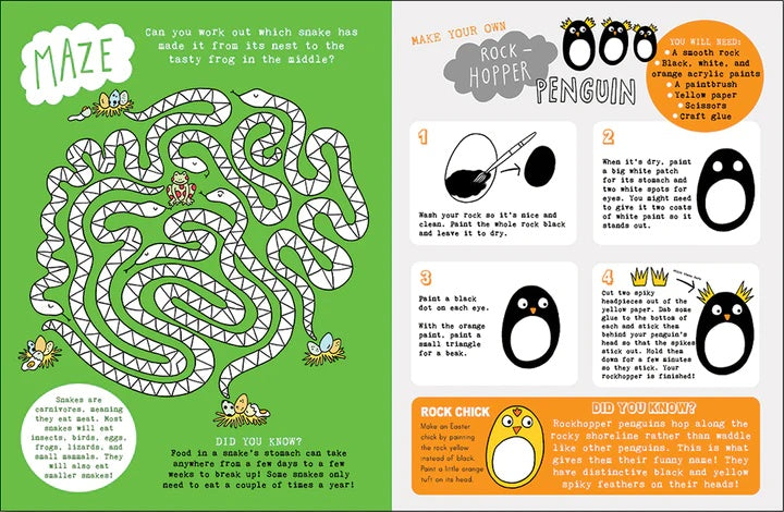 Copy of Kids Unplugged Animal Adventures Activity Book - Anilas UK