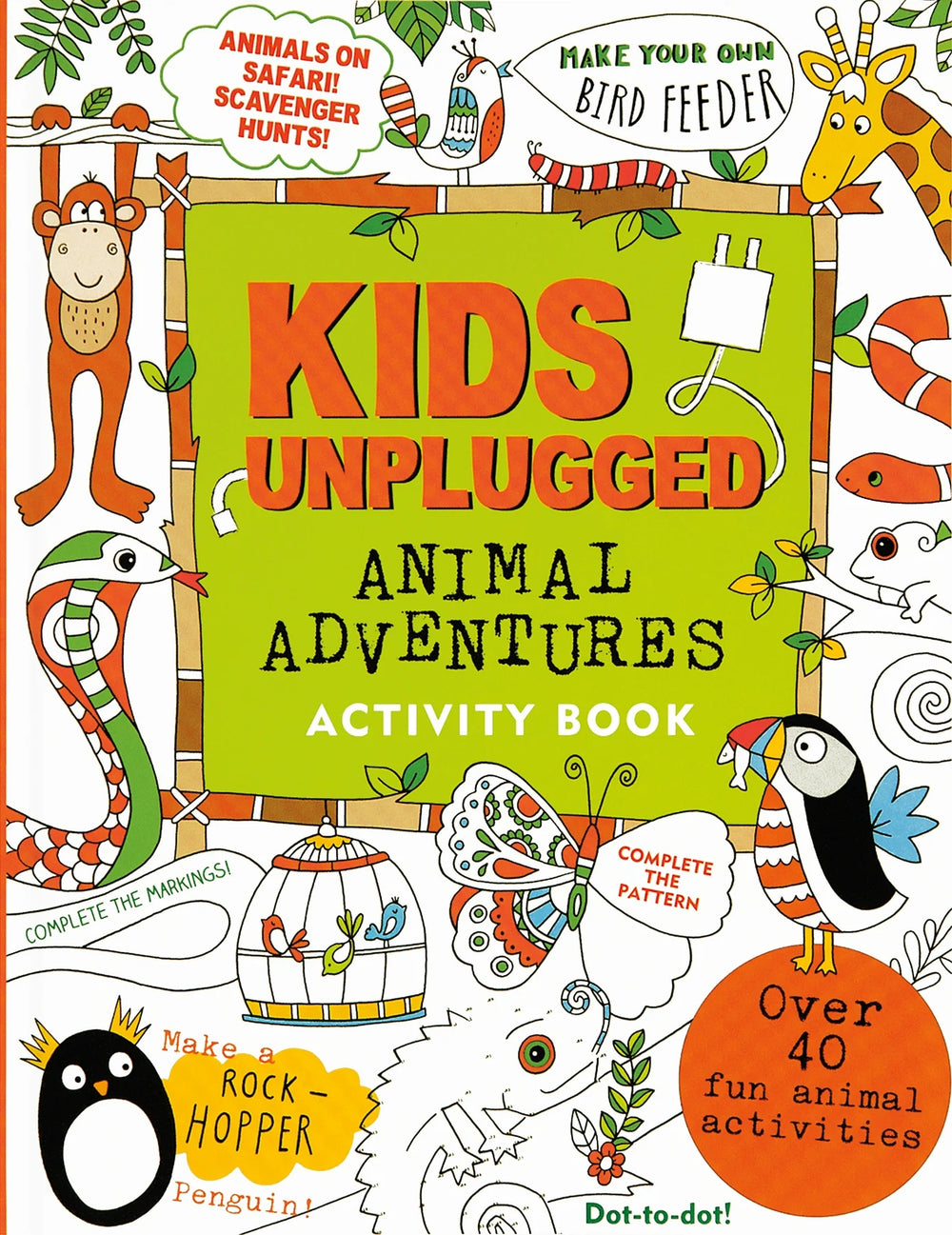 Copy of Kids Unplugged Animal Adventures Activity Book - Anilas UK