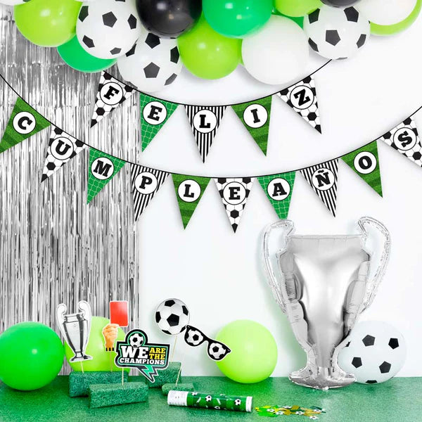 Football Globe Champions Cup Foil Balloon 84 cm - Anilas UK