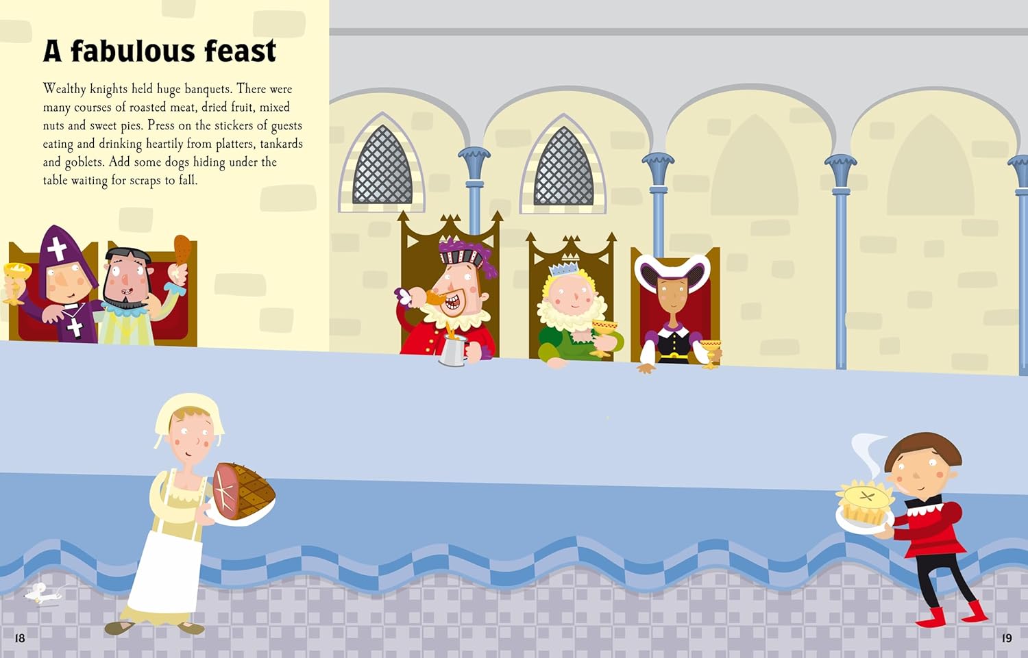 Knights and Castles Sticker Book - Anilas UK