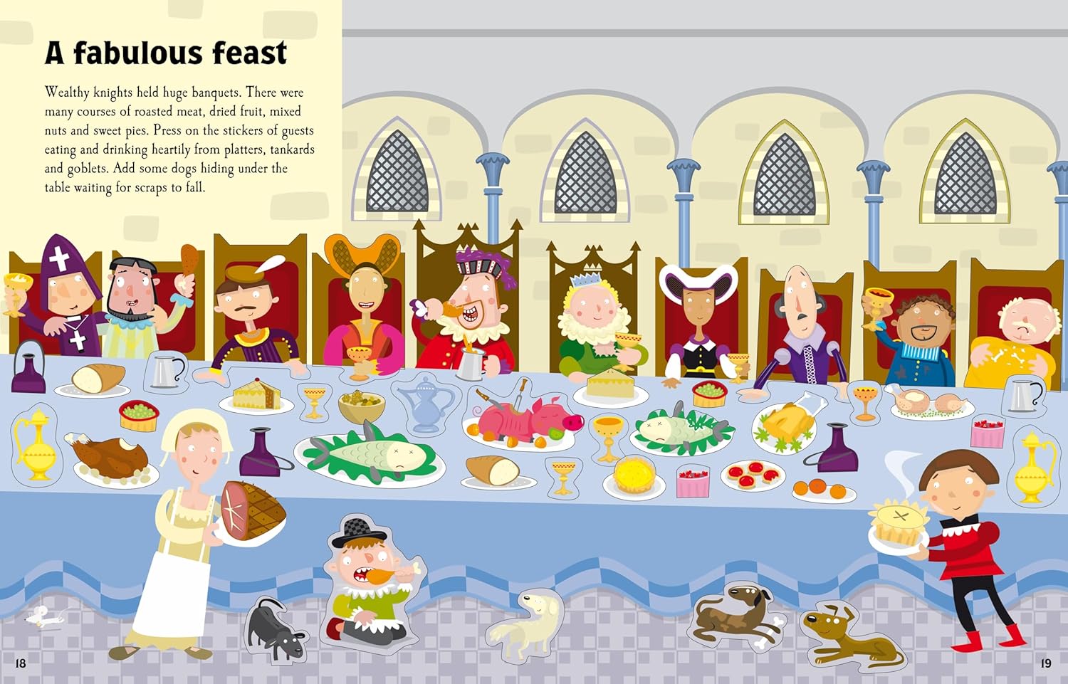 Knights and Castles Sticker Book - Anilas UK